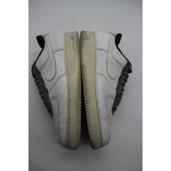 Nike Air Force 1 '07 LV8 Men's Size 10.5  White Grey Sneakers CK4363-100 Suede - Picture 7 of 10